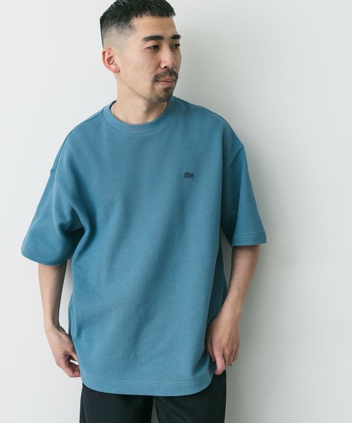 LACOSTE（ラコステ）の「『別注』LACOSTE×DOORS　thick pique crew ShortSleeve（Tシャツ/カットソー・メンズ・ブルー/アイボリー/ネイビー/ライトグレー・3/4/5）」の19枚目の写真