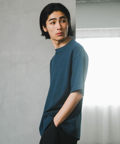 LACOSTE（ラコステ）の「『別注』LACOSTE×DOORS　thick pique crew ShortSleeve（Tシャツ/カットソー・メンズ・ブルー/アイボリー/ネイビー/ライトグレー・3/4/5）」の11枚目の写真