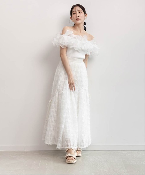 ボリュームフリルニット　ランダ RANDA｜ボリュームフリルニット | Rakuten Fashion(楽天
