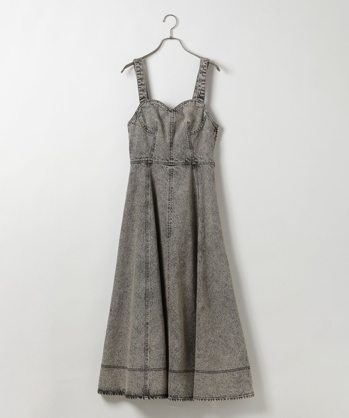 Heather（ヘザー）の「ショルダーベルトデニムワンピース　325865（ワンピース・レディース・ブラック/グレー/ブルー・FREE）」の13枚目の写真