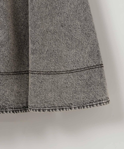 Heather（ヘザー）の「ショルダーベルトデニムワンピース　325865（ワンピース・レディース・ブラック/グレー/ブルー・FREE）」の6枚目の写真