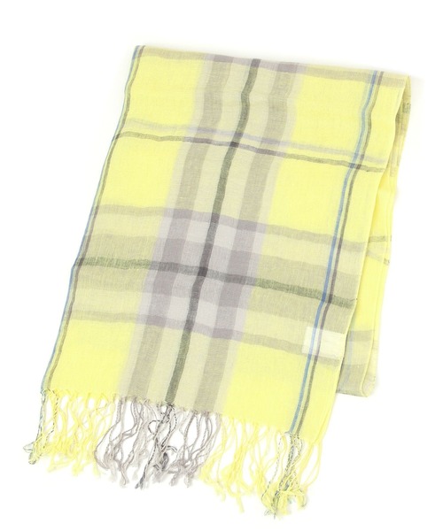 studio CLIP（スタディオクリップ）の「フレンチリネンストール（ストール/ショール・レディース・イエロー/ベージュ/ブルー/ピンク・FREE）」の3枚目の写真