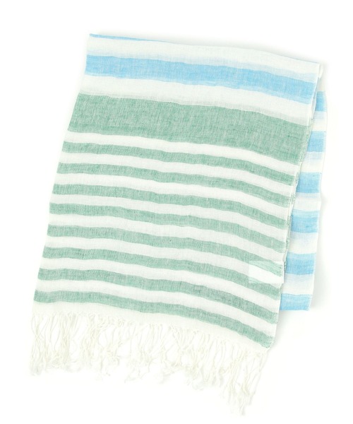 studio CLIP（スタディオクリップ）の「フレンチリネンストール（ストール/ショール・レディース・イエロー/ベージュ/ブルー/ピンク・FREE）」の2枚目の写真