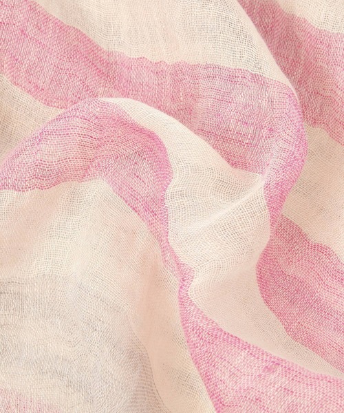 studio CLIP（スタディオクリップ）の「フレンチリネンストール（ストール/ショール・レディース・イエロー/ベージュ/ブルー/ピンク・FREE）」の12枚目の写真