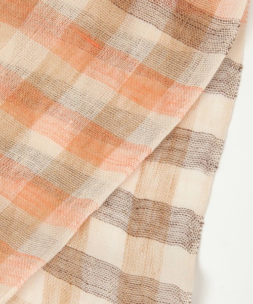 studio CLIP（スタディオクリップ）の「フレンチリネンストール（ストール/ショール・レディース・イエロー/ベージュ/ブルー/ピンク・FREE）」の10枚目の写真