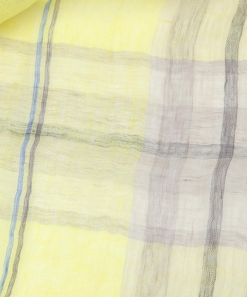 studio CLIP（スタディオクリップ）の「フレンチリネンストール（ストール/ショール・レディース・イエロー/ベージュ/ブルー/ピンク・FREE）」の9枚目の写真