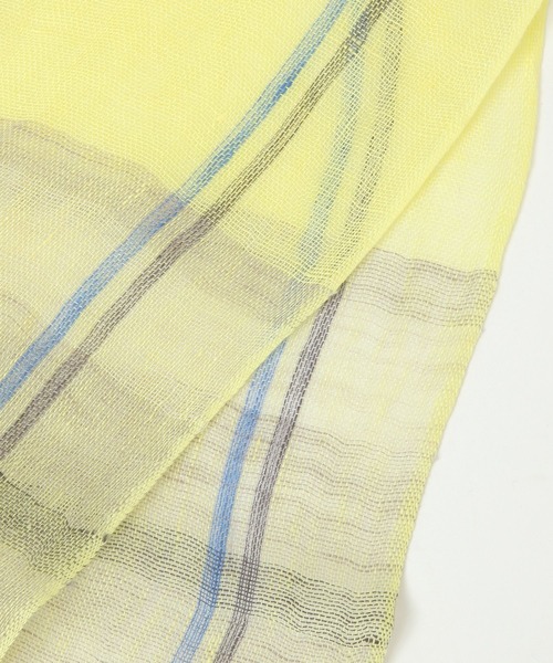 studio CLIP（スタディオクリップ）の「フレンチリネンストール（ストール/ショール・レディース・イエロー/ベージュ/ブルー/ピンク・FREE）」の8枚目の写真