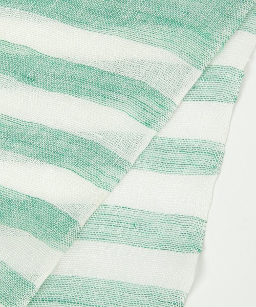 studio CLIP（スタディオクリップ）の「フレンチリネンストール（ストール/ショール・レディース・イエロー/ベージュ/ブルー/ピンク・FREE）」の6枚目の写真