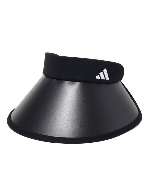 adidas(アディダス)の「【adidas/アディダス】 ADW ARCH WIDE CLIPVISOR / UV90% 吸汗速乾 ロゴ刺繍クリップバイザー(サンバイザー・メンズ・ネイビー/ブラック・OSFX)」の1枚目の写真