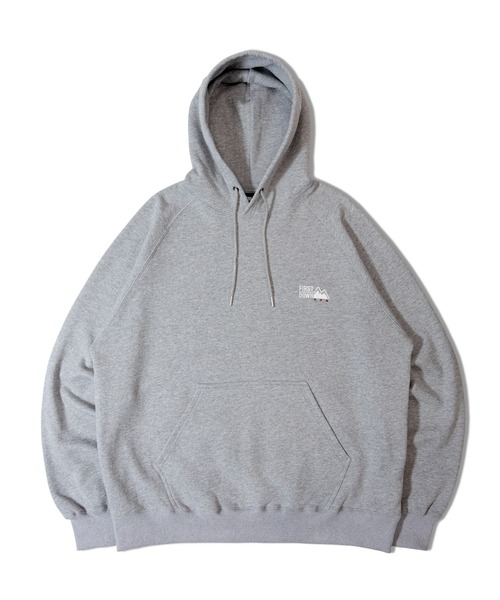 FIRST DOWN(ファーストダウン)の「FIRST DOWN LOGO HOODED SWEAT(パーカー・メンズ・グレー/ブラック・XL/L/M)」の2枚目の写真