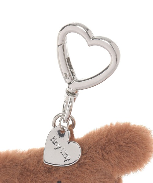 tiny tiny（ティニーティニー）の「クマ耳ぬいぐるみチャーム[tiny tiny(ティニーティニー)]（チャーム・レディース・アイボリー/ブラウン・0）」の5枚目の写真