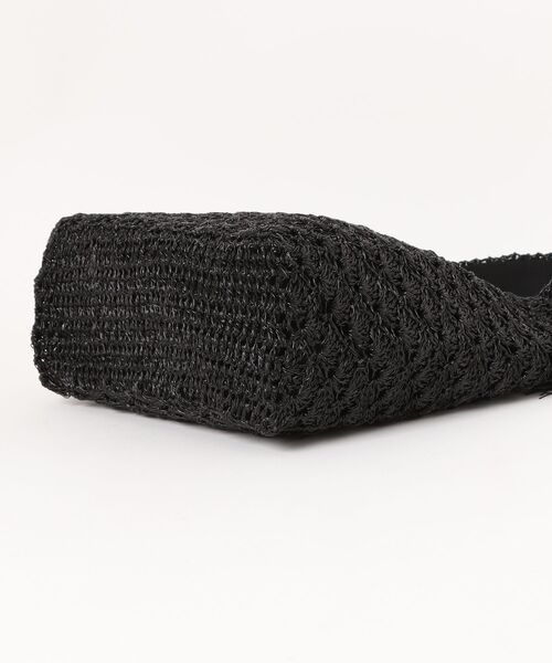 Doux archives（ドゥアルシーヴ）の「メタリック柄編みワンショルダーバッグ（ショルダーバッグ・レディース・シルバー/ブラック・FREE）」の5枚目の写真