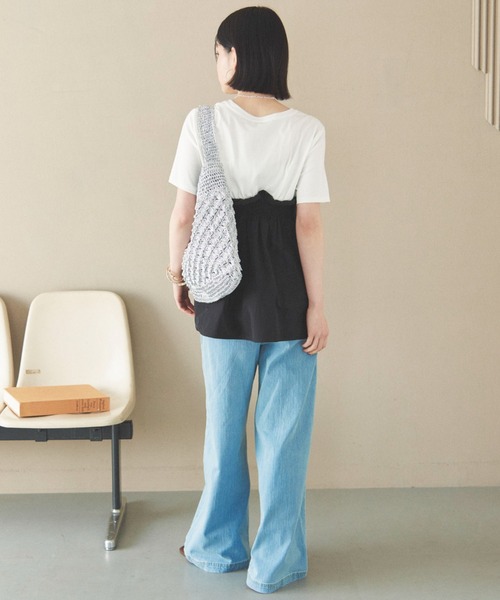 Doux archives（ドゥアルシーヴ）の「メタリック柄編みワンショルダーバッグ（ショルダーバッグ・レディース・シルバー/ブラック・FREE）」の21枚目の写真