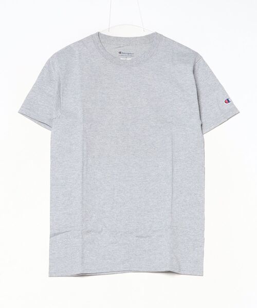 Champion（チャンピオン）の「Champion/チャンピオン コットン ワッペン Tシャツ 無地T トップス 半袖カットソー 秋服 冬服（Tシャツ/カットソー・メンズ・アッシュグレー/グレー/ネイビー/パープル/レッド/ホワイト/チャコールグレー/ブラック/ダークグリーン/マルーン/ブルー・S/M/XL/2XL/3XL）」の6枚目の写真