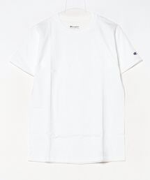 Champion/チャンピオン コットン ワッペン Tシャツ 無地T トップス 半袖カットソー 秋服 冬服