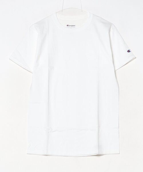 セール】Champion/チャンピオン コットン ワッペン Tシャツ 無地T