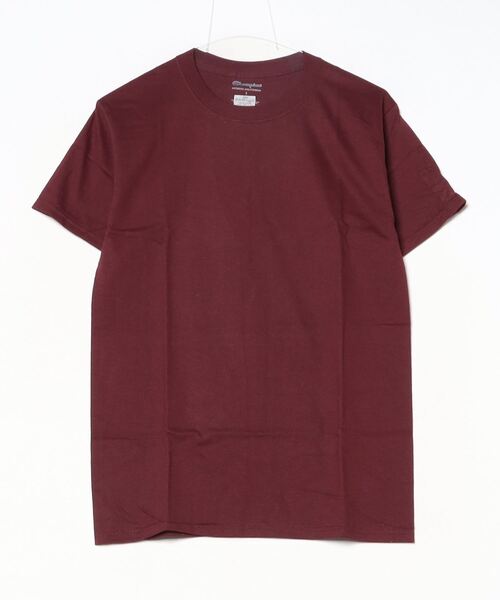 セール】Champion/チャンピオン コットン ワッペン Tシャツ 無地T