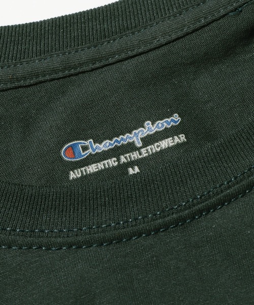 Champion（チャンピオン）の「Champion/チャンピオン コットン ワッペン Tシャツ 無地T トップス 半袖カットソー 秋服 冬服（Tシャツ/カットソー・メンズ・アッシュグレー/グレー/ネイビー/パープル/レッド/ホワイト/チャコールグレー/ブラック/ダークグリーン/マルーン/ブルー・S/M/XL/2XL/3XL）」の18枚目の写真