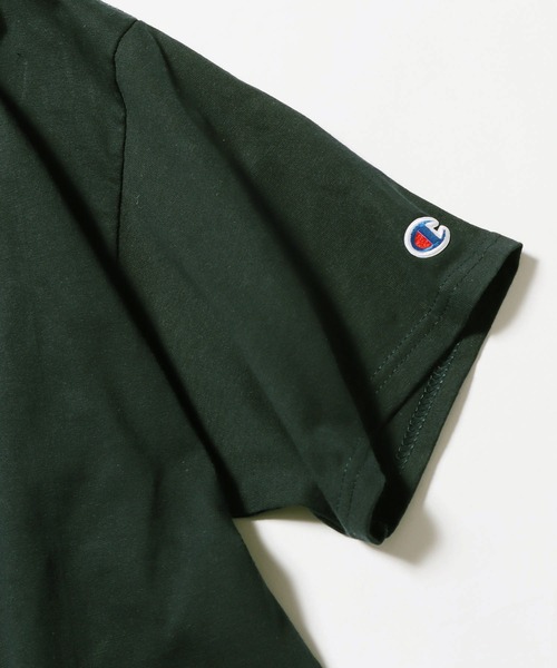 Champion（チャンピオン）の「Champion/チャンピオン コットン ワッペン Tシャツ 無地T トップス 半袖カットソー 秋服 冬服（Tシャツ/カットソー・メンズ・アッシュグレー/グレー/ネイビー/パープル/レッド/ホワイト/チャコールグレー/ブラック/ダークグリーン/マルーン/ブルー・S/M/XL/2XL/3XL）」の19枚目の写真