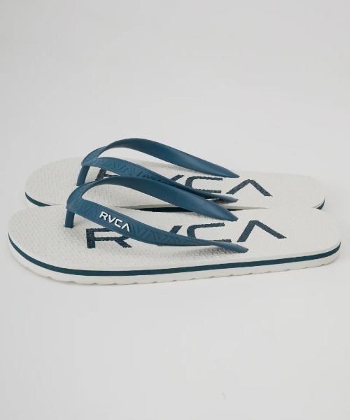 RVCA（ルーカ）の「RVCA メンズ TRENCH TOWN SANDALI ビーチサンダル 【2025年春夏モデル】/ルーカロゴビーチサンダル（サンダル・メンズ・オフホワイト/ブラック/オレンジ・8/9/10）」の4枚目の写真