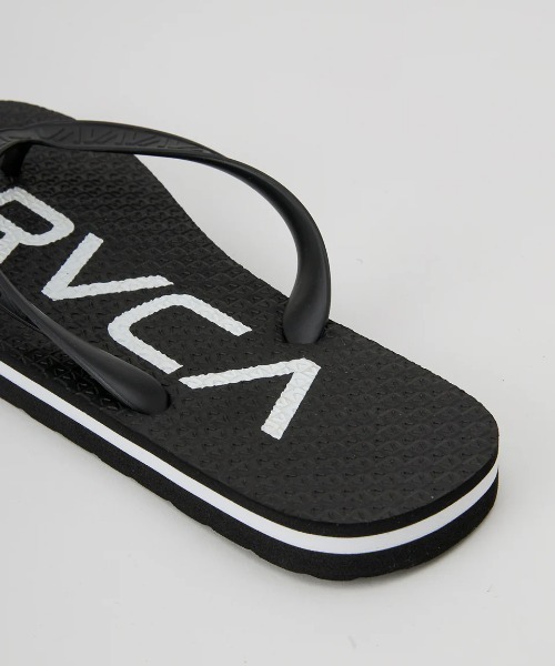 RVCA（ルーカ）の「RVCA メンズ TRENCH TOWN SANDALI ビーチサンダル 【2025年春夏モデル】/ルーカロゴビーチサンダル（サンダル・メンズ・オフホワイト/ブラック/オレンジ・8/9/10）」の9枚目の写真