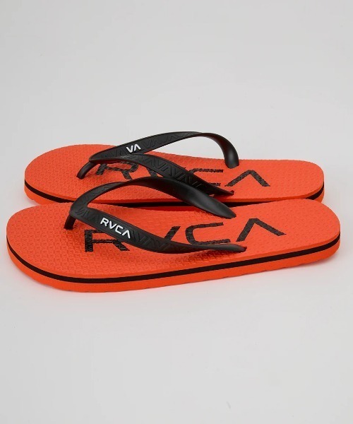 RVCA（ルーカ）の「RVCA メンズ TRENCH TOWN SANDALI ビーチサンダル 【2025年春夏モデル】/ルーカロゴビーチサンダル（サンダル・メンズ・オフホワイト/ブラック/オレンジ・8/9/10）」の12枚目の写真