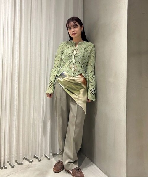 MEDI INDIAN 2WAY BIG LACE TOPS（Tシャツ/カットソー）｜Ameri