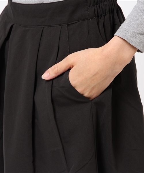 Green　Parks（グリーンパークス）の「・ﾀｯｸﾌﾚｱｰﾊﾟﾝﾂ（その他パンツ・レディース・ベージュ/ブラック/カーキ・FREE）」の9枚目の写真