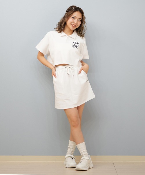 RVCA(ルーカ)の「RVCA/ルーカ スカート ショート丈 セットアップ可能 BF04C-002(スカート・レディース・ブラック/ピンク/ホワイト・S/M)」の12枚目の写真