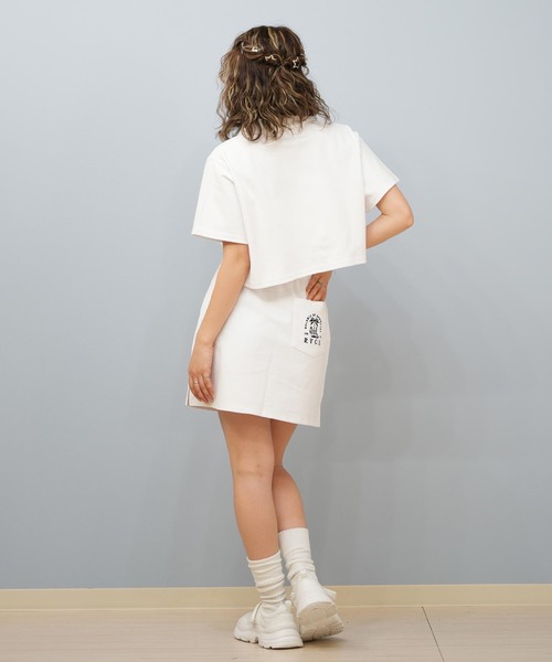 RVCA(ルーカ)の「RVCA/ルーカ スカート ショート丈 セットアップ可能 BF04C-002(スカート・レディース・ブラック/ピンク/ホワイト・S/M)」の11枚目の写真