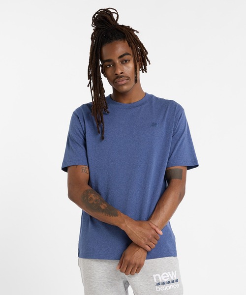 NEW BALANCE(ニューバランス)の「Athletics ショートスリーブTシャツ(Tシャツ/カットソー・メンズ・ライトブルー/ブルー・SMALL/MEDIUM/LARGE/X-LARGE/XX-LARGE)」の1枚目の写真