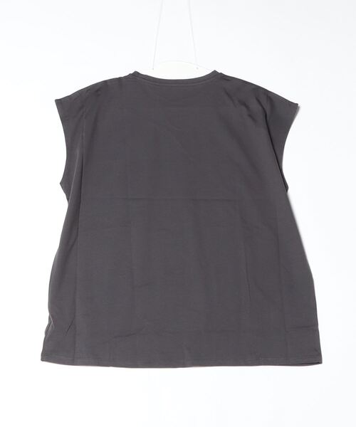 NERGY(ナージー)の「【別注】ナージージャパン NERGY ALPENフレンチスリーブTシャツ_ 限定コラボ(Tシャツ/カットソー・レディース・チャコールグレー/オフホワイト/サックスブルー・M/L)」の4枚目の写真