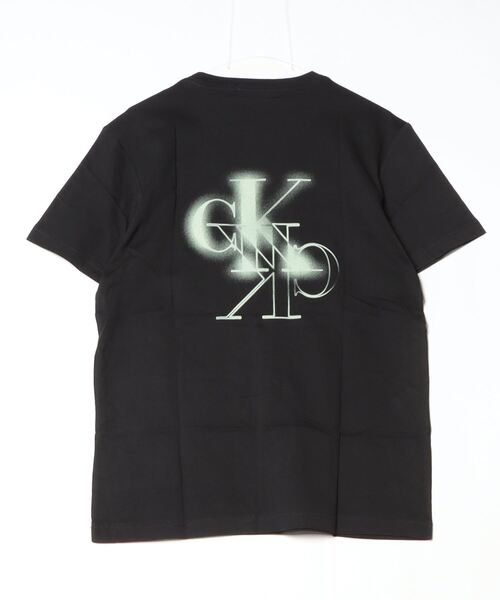 Calvin Klein Jeans（カルヴァンクラインジーンズ）の「Calvin Klein Jeans カルバンクラインジーンズ MIRRORED CK LOGO TEE CKロゴ 半袖Tシャツ（Tシャツ/カットソー・メンズ・ホワイト/ブラック・XL/L/M）」の8枚目の写真