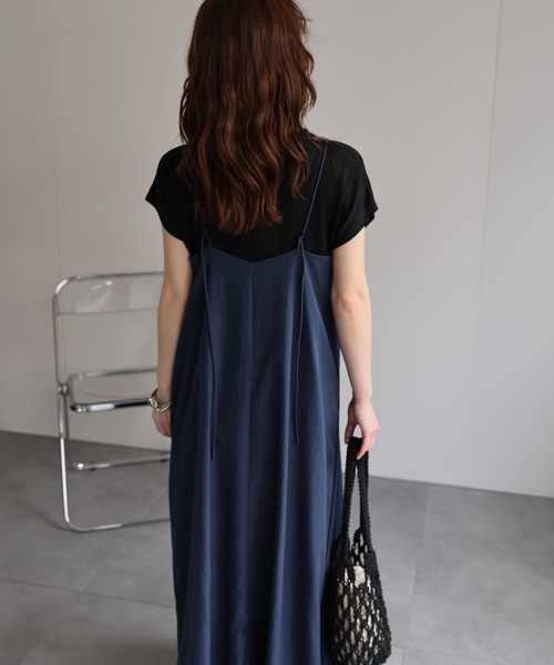 GOLDS♡ビジューバックル付きAラインラッフルフリルワンピース♡未着♡黒ピンク Lサイズあり【DEA./ディア】アシンメトリー/ フリル/ バック
