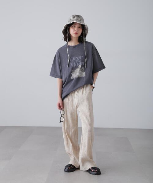FREE'S MART(フリーズマート)の「◆ヴィンテージルーズTシャツ(Tシャツ/カットソー・レディース・ブラック/ベージュ・FREE)」の6枚目の写真