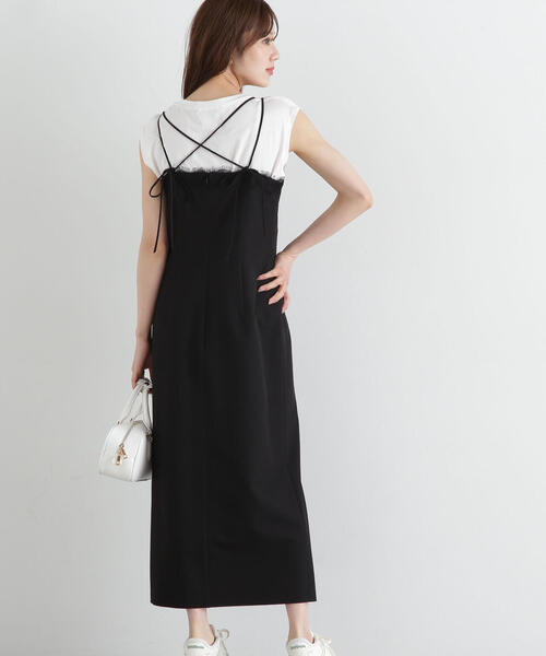 PROPORTION BODY DRESSING（プロポーションボディドレッシング）の「レースキャミジャンスカ / 1215140501（ワンピース・レディース・ベージュ/ブラック・SMALL/MEDIUM/P/S）」の17枚目の写真
