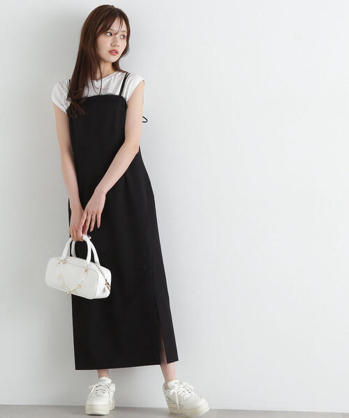 PROPORTION BODY DRESSING（プロポーションボディドレッシング）の「レースキャミジャンスカ / 1215140501（ワンピース・レディース・ベージュ/ブラック・SMALL/MEDIUM/P/S）」の18枚目の写真