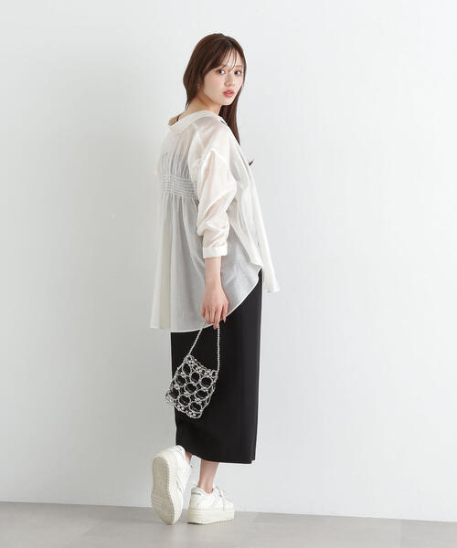 PROPORTION BODY DRESSING（プロポーションボディドレッシング）の「レースキャミジャンスカ / 1215140501（ワンピース・レディース・ベージュ/ブラック・SMALL/MEDIUM/P/S）」の20枚目の写真