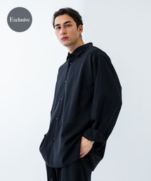 ATON エイトン バンドカラードレス シャツワンピース 