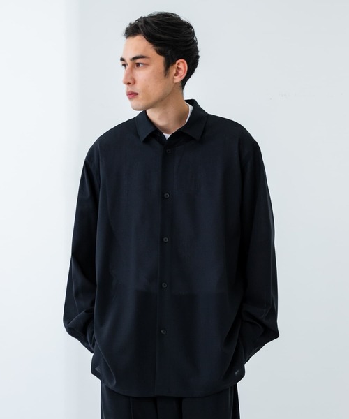 ATON シャツ ATON SUVIN BROAD WASHED SHIRTS[UM44-BLAGCM0004]｜URBAN