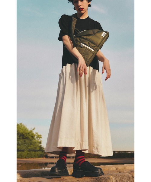 OMMO（オーエムエムオー）の「2WAY MA-1 DETAIL BAG（トートバッグ・レディース・ブラック/カーキ・FREE）」の16枚目の写真