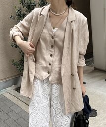 DouDou | リヨセルリネンジャケット(テーラードジャケット)