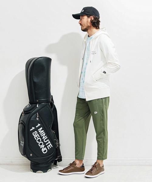 1minute 1second（ワンミニットワンセカンド）の「mpa3776-cursive print double zip light hoodie ダブルジップパーカー（パーカー・メンズ・ネイビー×ホワイト/ブラック×ホワイト/ホワイト×グレー・S/M/L/XL）」の8枚目の写真