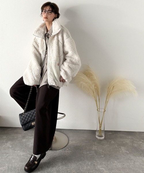 セール】《JaVaジャバコラボ》ぬくぬく愛らしい◎プードルボア