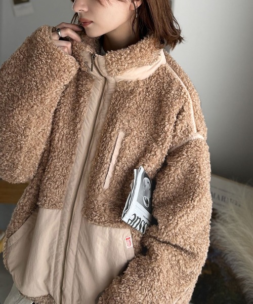 セール】《JaVaジャバコラボ》ぬくぬく愛らしい◎プードルボア