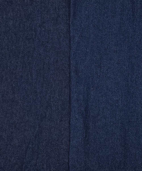 セール】【WEB別注】インディゴデニム フリルオールインワン