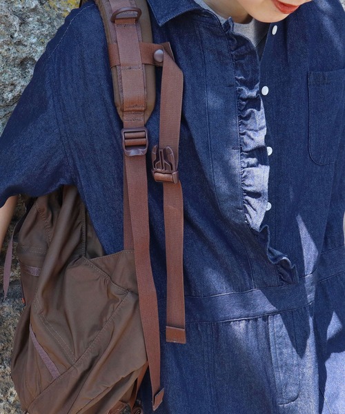 PAR ICI(パーリッシィ)の「【WEB別注】インディゴデニム フリルオールインワン(つなぎ/オールインワン・レディース・ネイビー・M/L)」の19枚目の写真