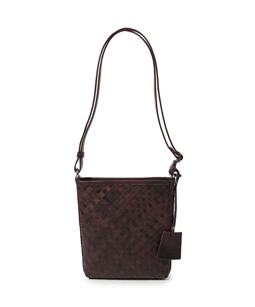 MEN'S BIGI（メンズビギ）の「【SEEKER/シーカー】別注メッシュレザーショルダーバッグ（ショルダーバッグ・メンズ・ダークブラウン/グリーン/ブラック・FREE）」の2枚目の写真