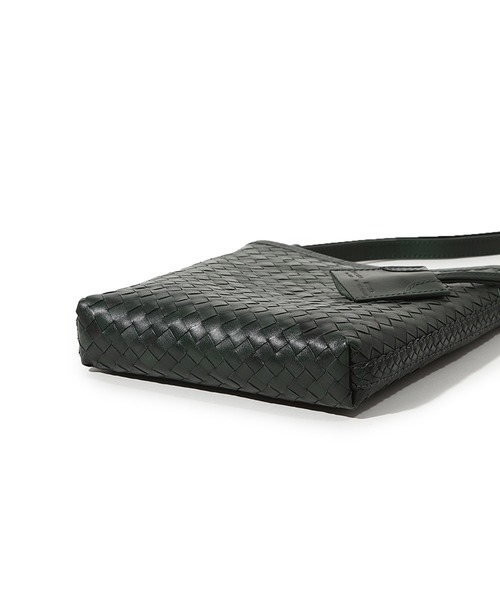 MEN'S BIGI（メンズビギ）の「【SEEKER/シーカー】別注メッシュレザーショルダーバッグ（ショルダーバッグ・メンズ・ダークブラウン/グリーン/ブラック・FREE）」の15枚目の写真