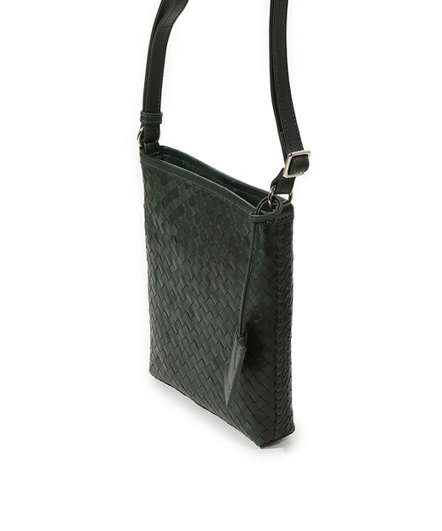 MEN'S BIGI（メンズビギ）の「【SEEKER/シーカー】別注メッシュレザーショルダーバッグ（ショルダーバッグ・メンズ・ダークブラウン/グリーン/ブラック・FREE）」の9枚目の写真